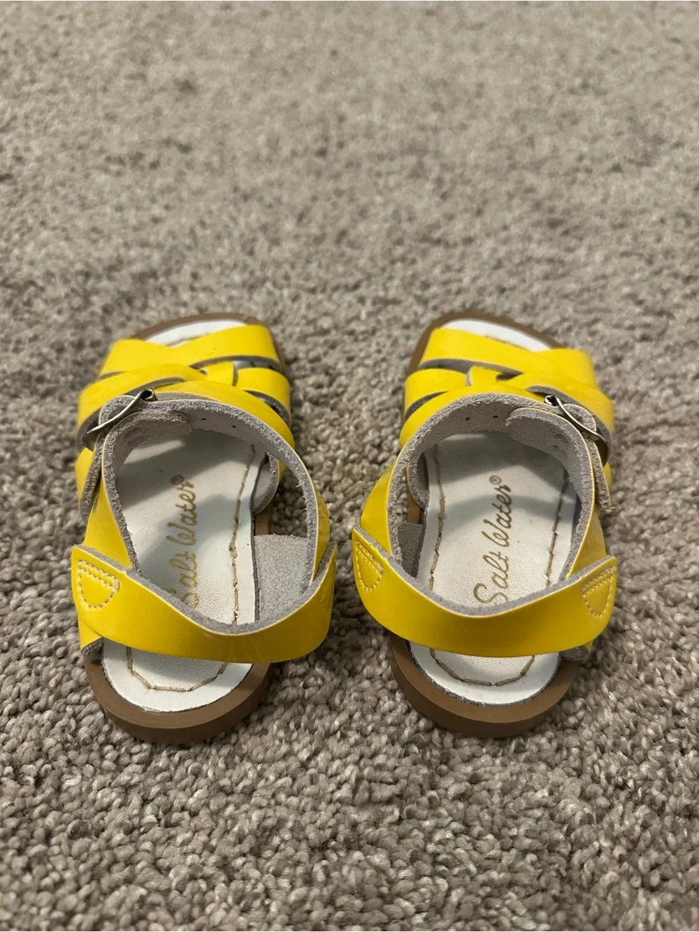 Salt Water Yellow Sandals